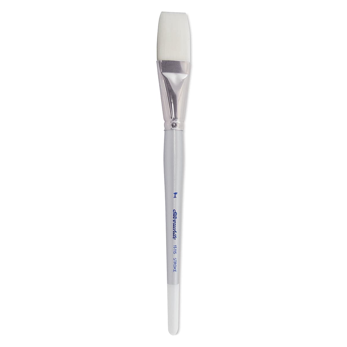 Silver Brush Silverwhite Synthetic Brush - Stroke, Short Handle, 1"