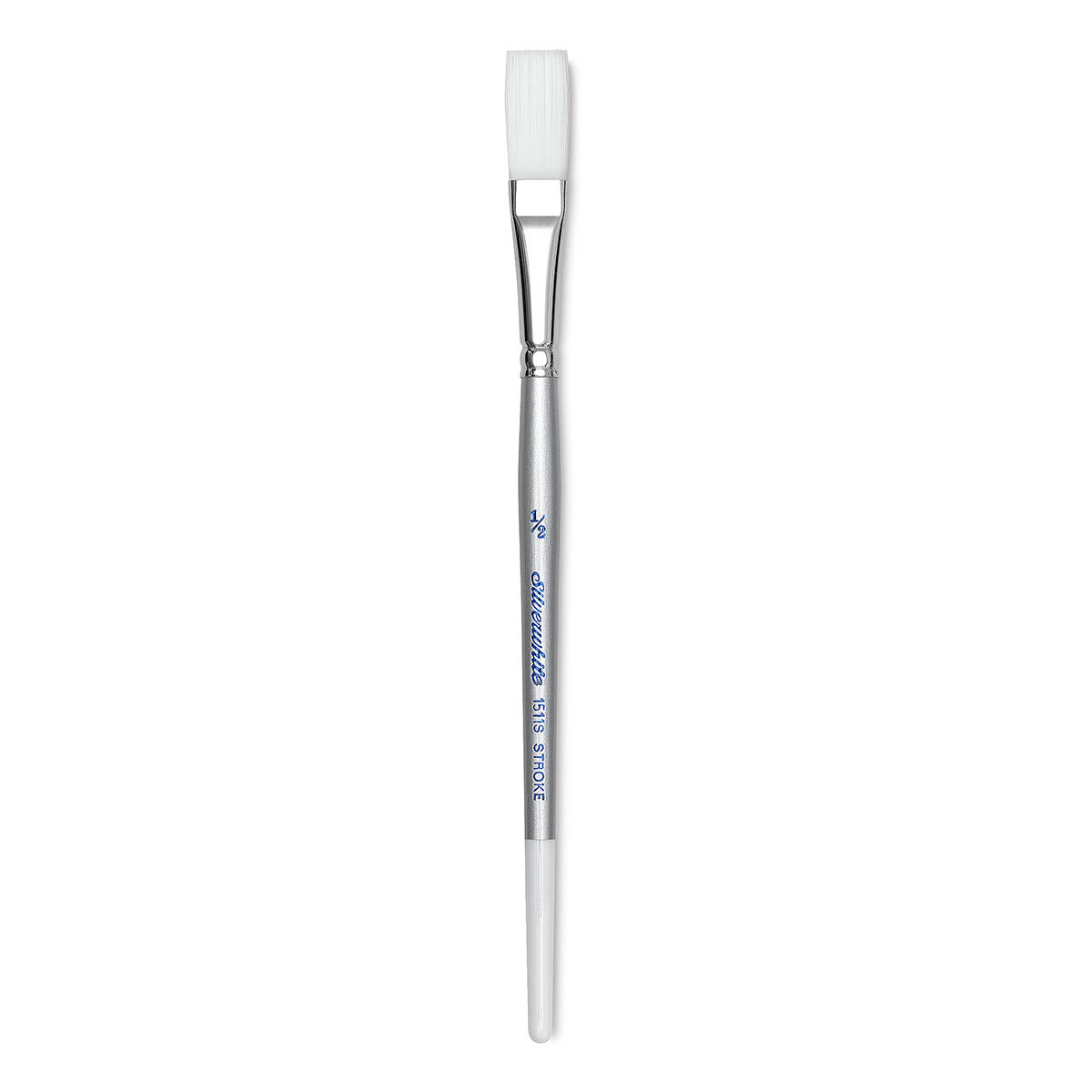 Silver Brush Silverwhite Synthetic Brush - Stroke, Short Handle, 1/2"