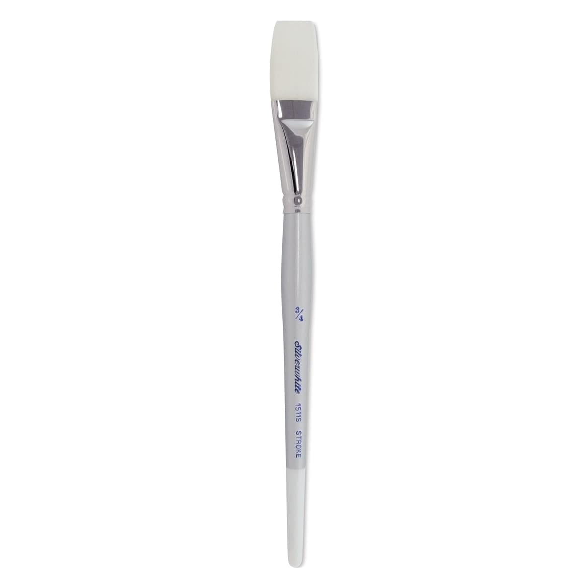Silver Brush Silverwhite Synthetic Brush - Stroke, Short Handle, 3/4"