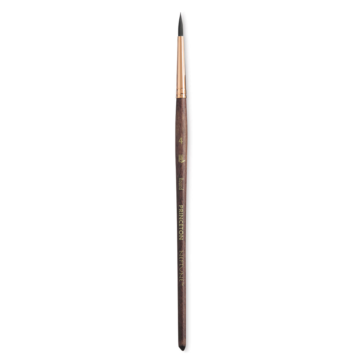 Princeton Neptune Synthetic Squirrel Brush - Round, Short Handle, Size 4