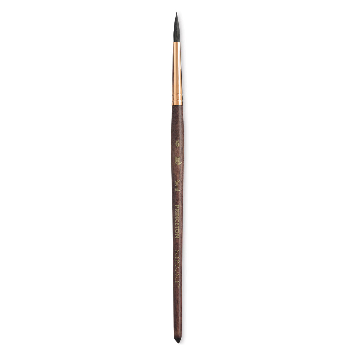 Princeton Neptune Synthetic Squirrel Brush - Round, Short Handle, Size 6