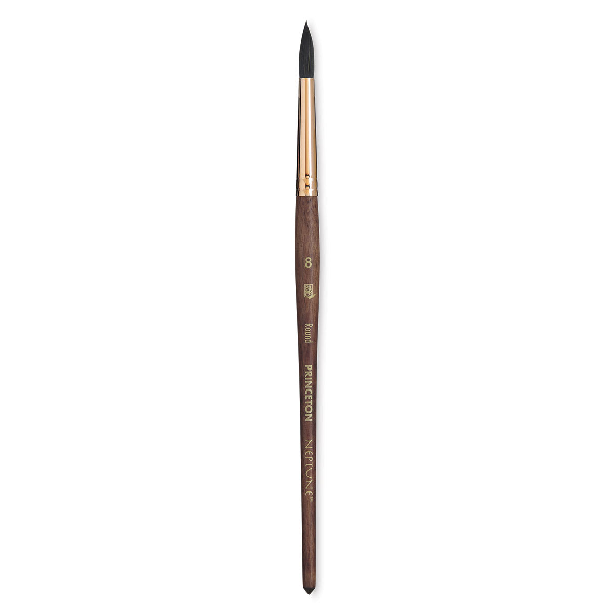 Princeton Neptune Synthetic Squirrel Brush - Round, Short Handle, Size 8