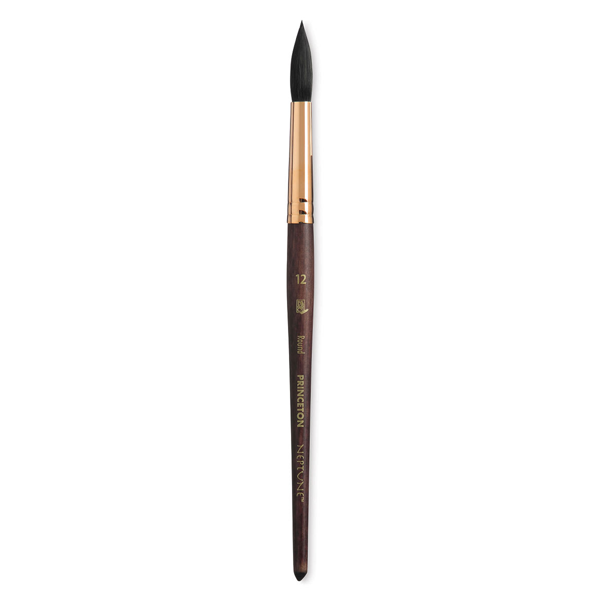 Princeton Neptune Synthetic Squirrel Brush - Round, Short Handle, Size 12
