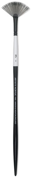 Winsor & Newton Artists' Acrylic Brushes - Fan, Long Handle