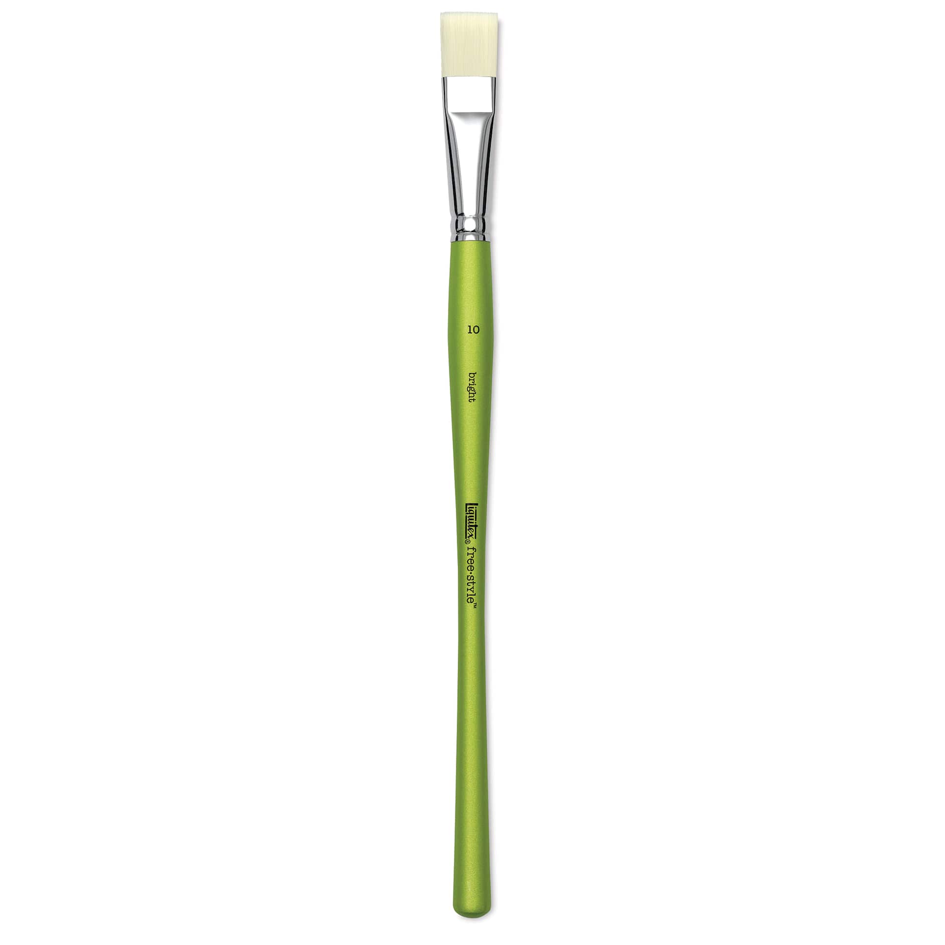 Liquitex Freestyle Brush - Bright, Long Handle, Size 10