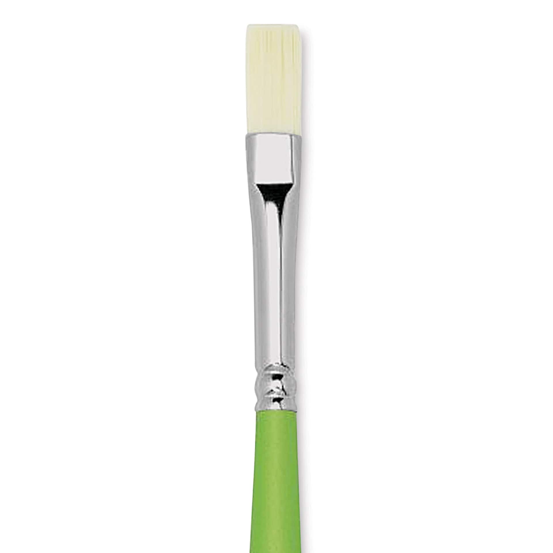 Liquitex Freestyle Brush - Flat, Long Handle, Size 2, close-up