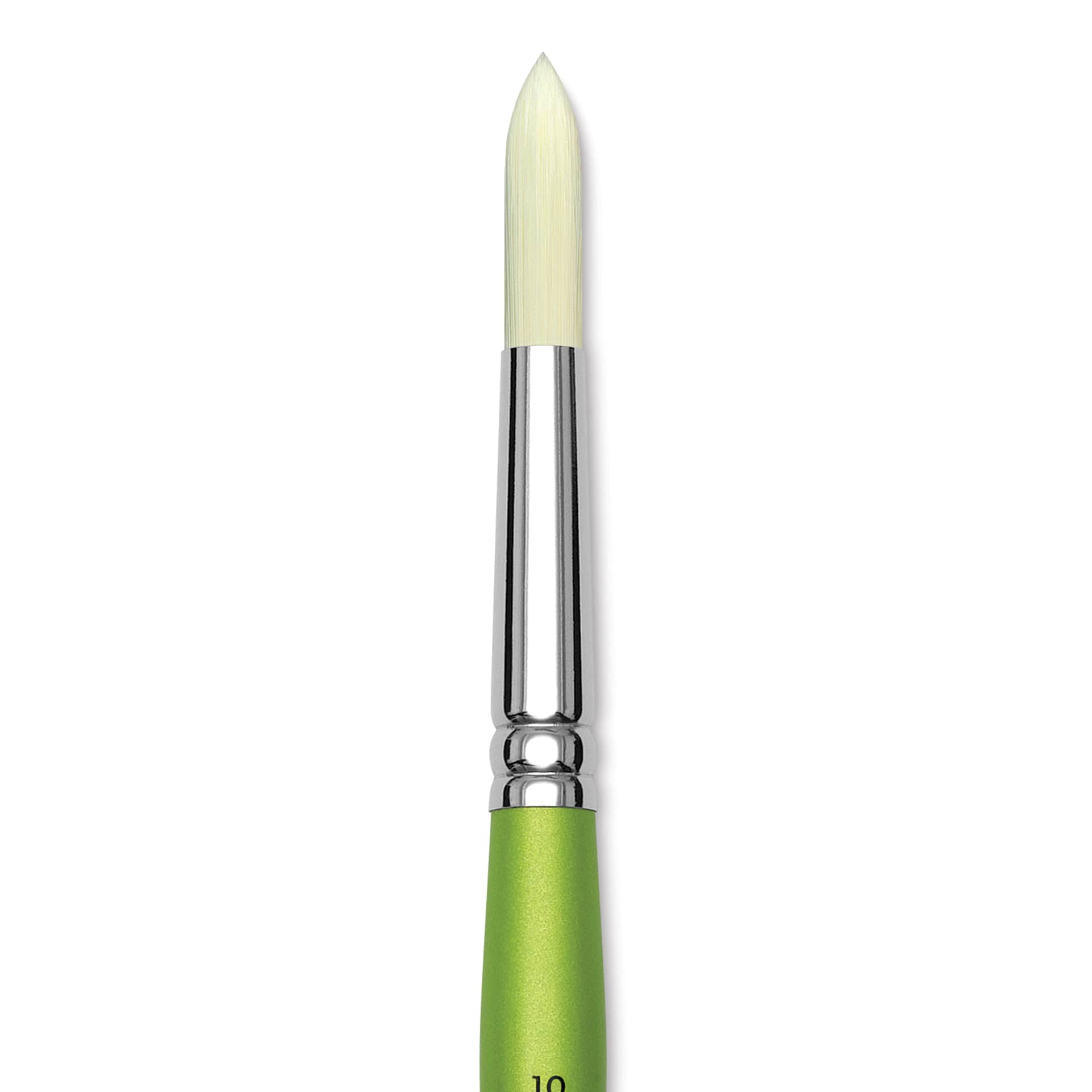 Liquitex Freestyle Detail Brush - Round, Long Handle, Size 10, close-up