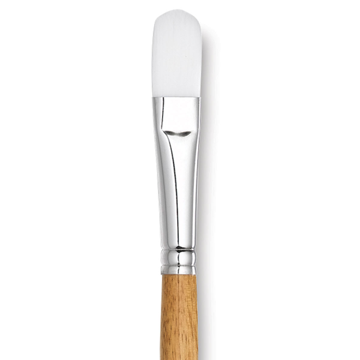 Grumbacher Bristlette Brush - Filbert, Long Handle, Size 8 close up