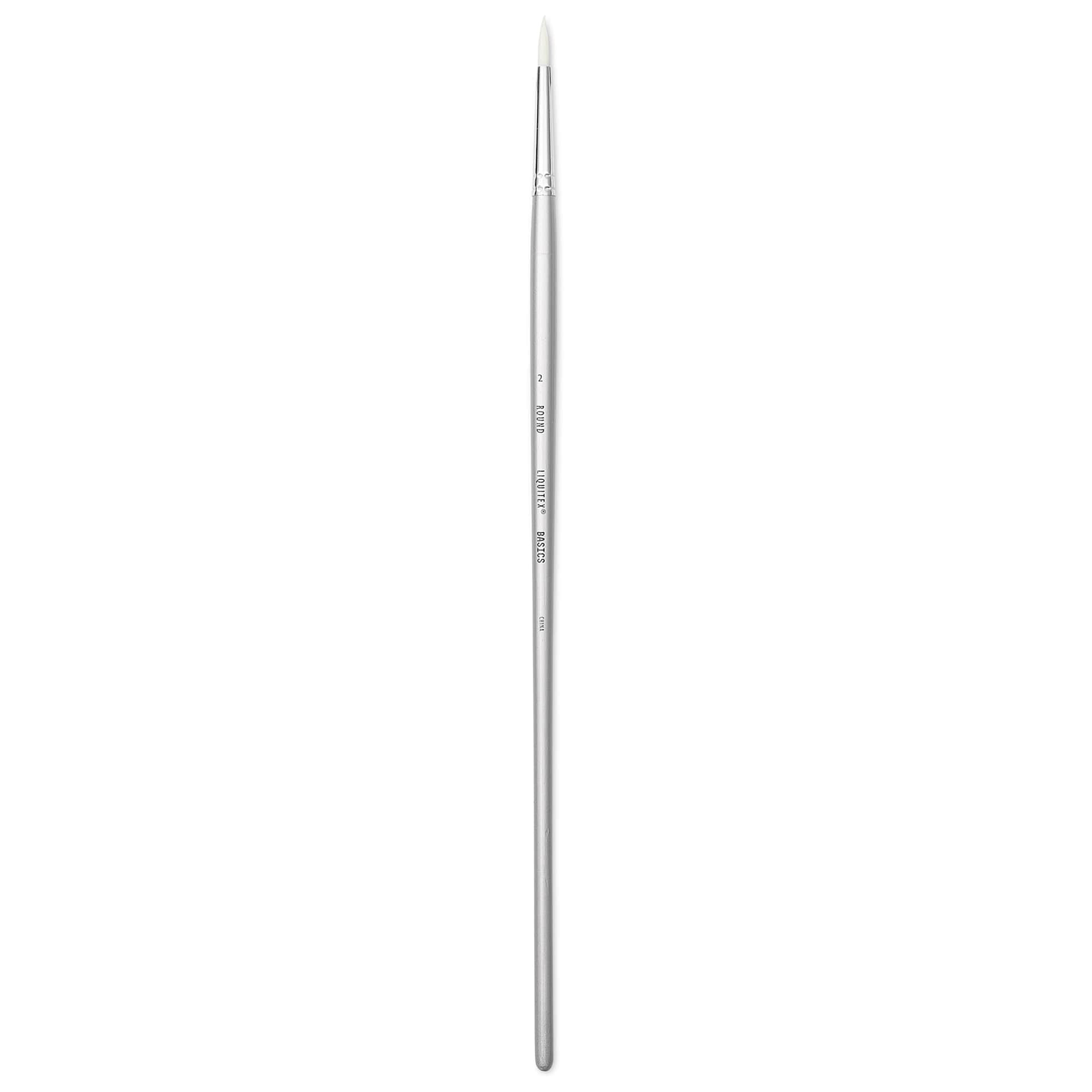 Liquitex Basics Synthetic Brush - Round, Long Handle, Size 2