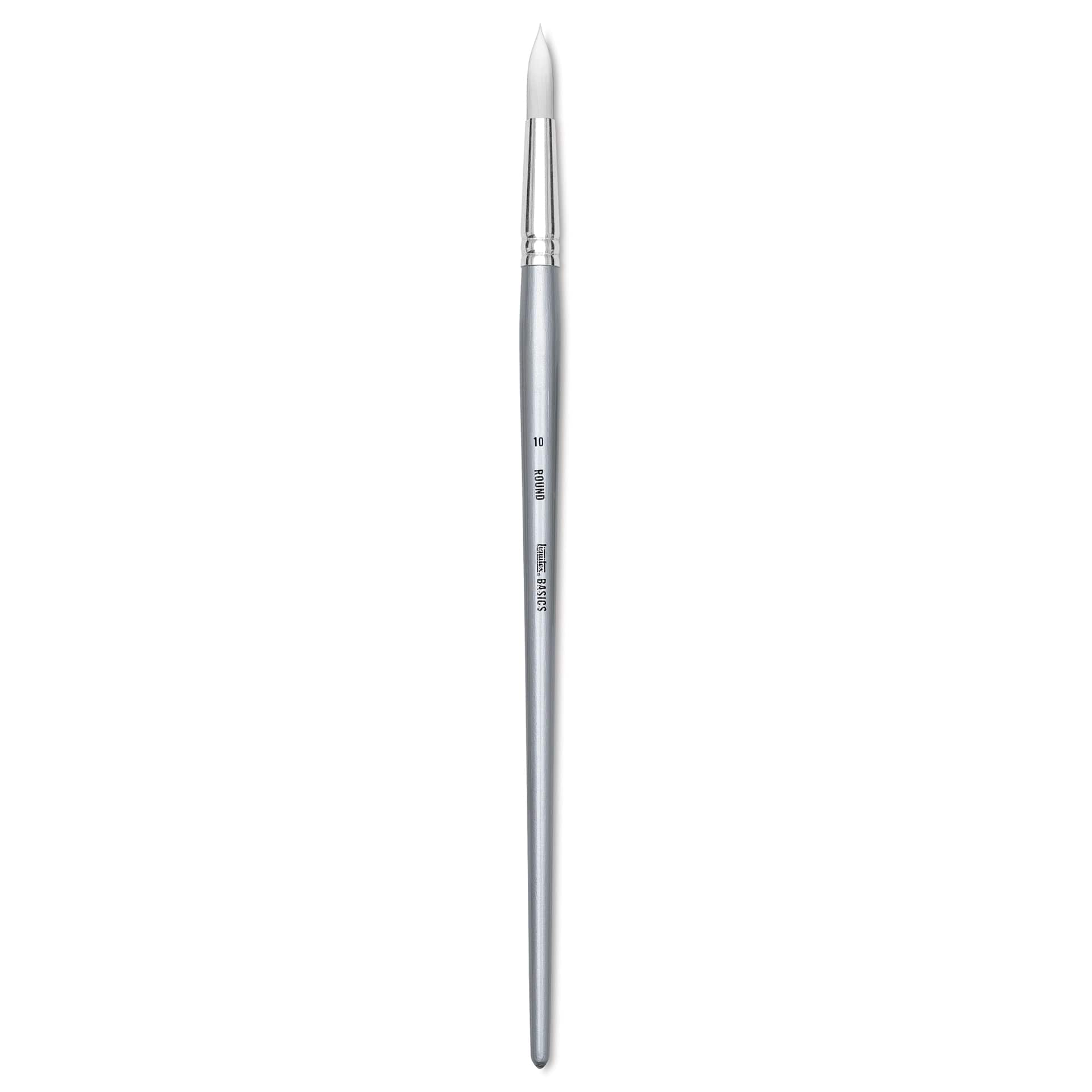 Liquitex Basics Synthetic Brush - Round, Long Handle, Size 10
