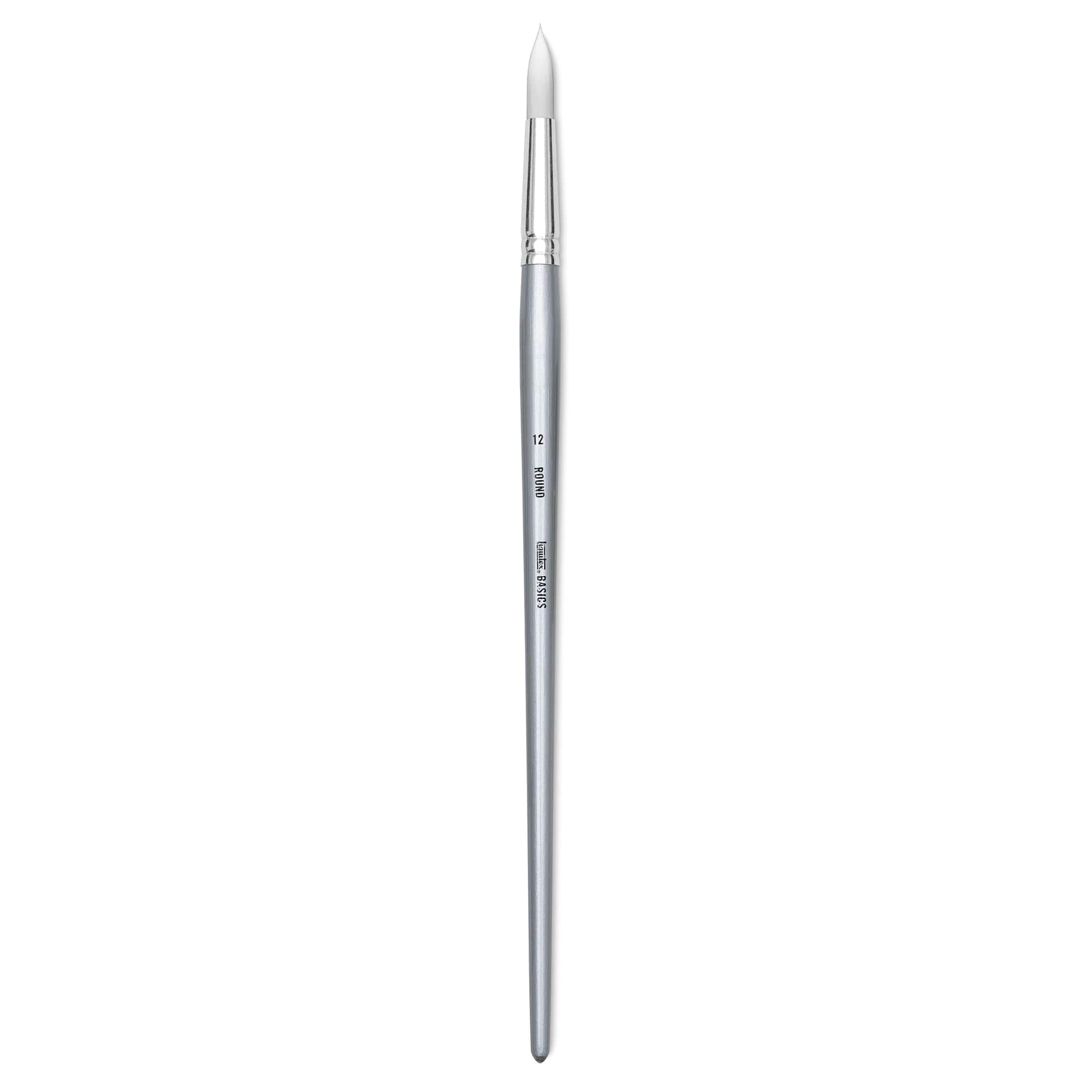 Liquitex Basics Synthetic Brush - Round, Long Handle, Size 12