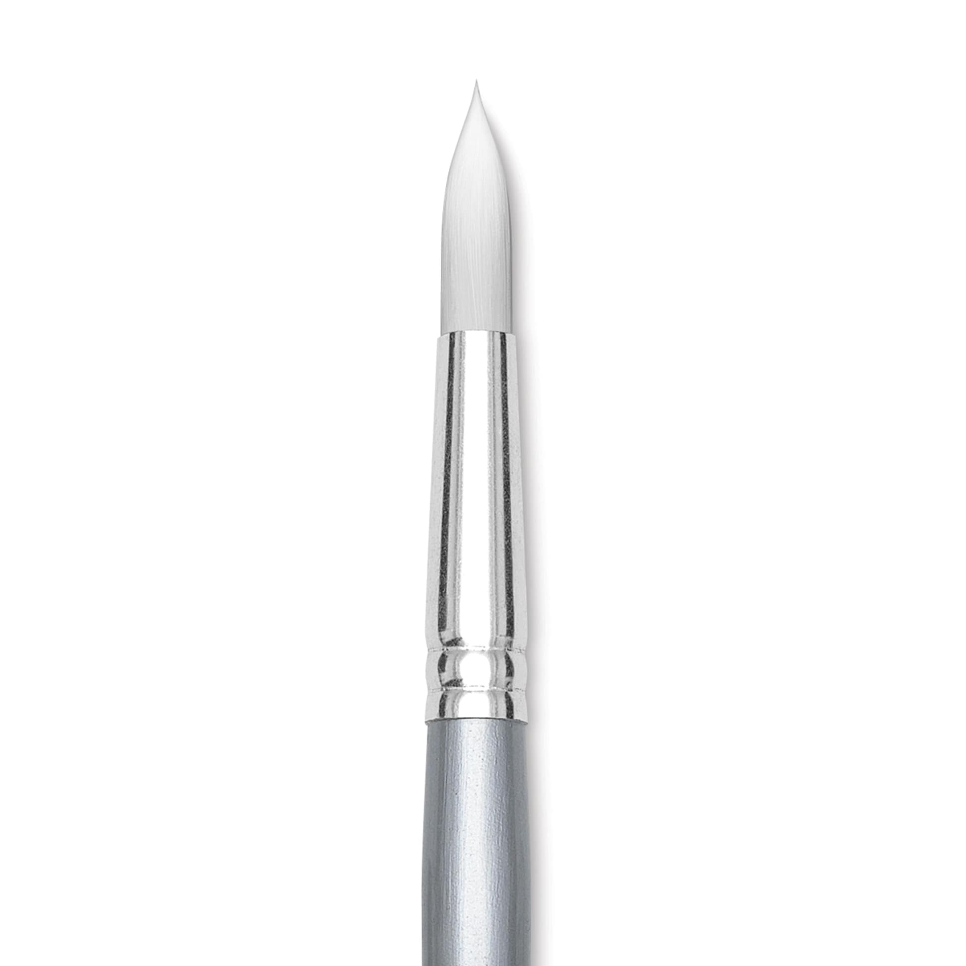 Liquitex Basics Synthetic Brush - Round, Long Handle, Size 12, close-up