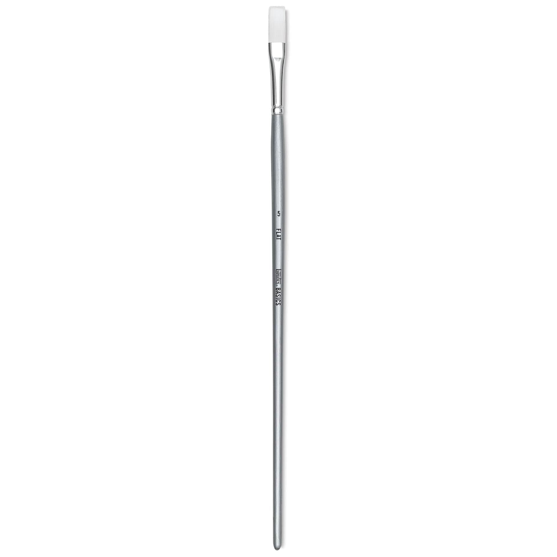 Liquitex Basics Synthetic Brush - Flat, Long Handle, Size 5