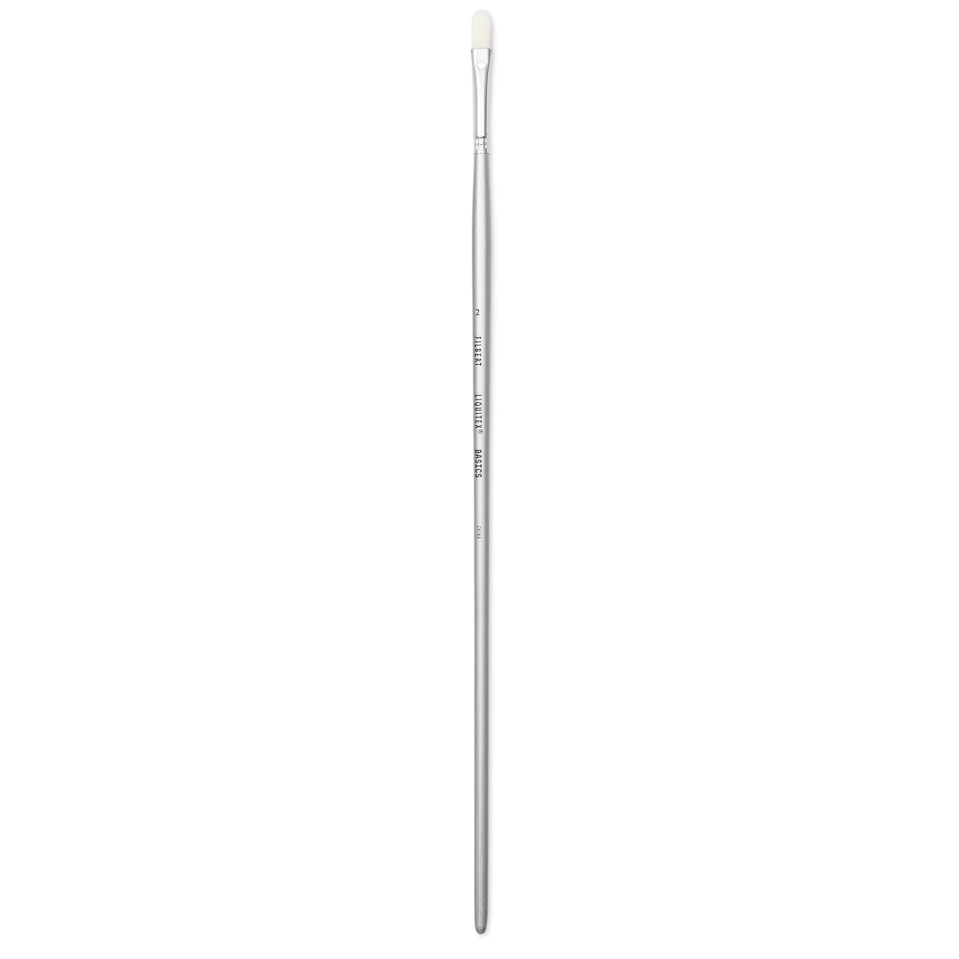 Liquitex Basics Synthetic Brush - Filbert, Long Handle, Size 2