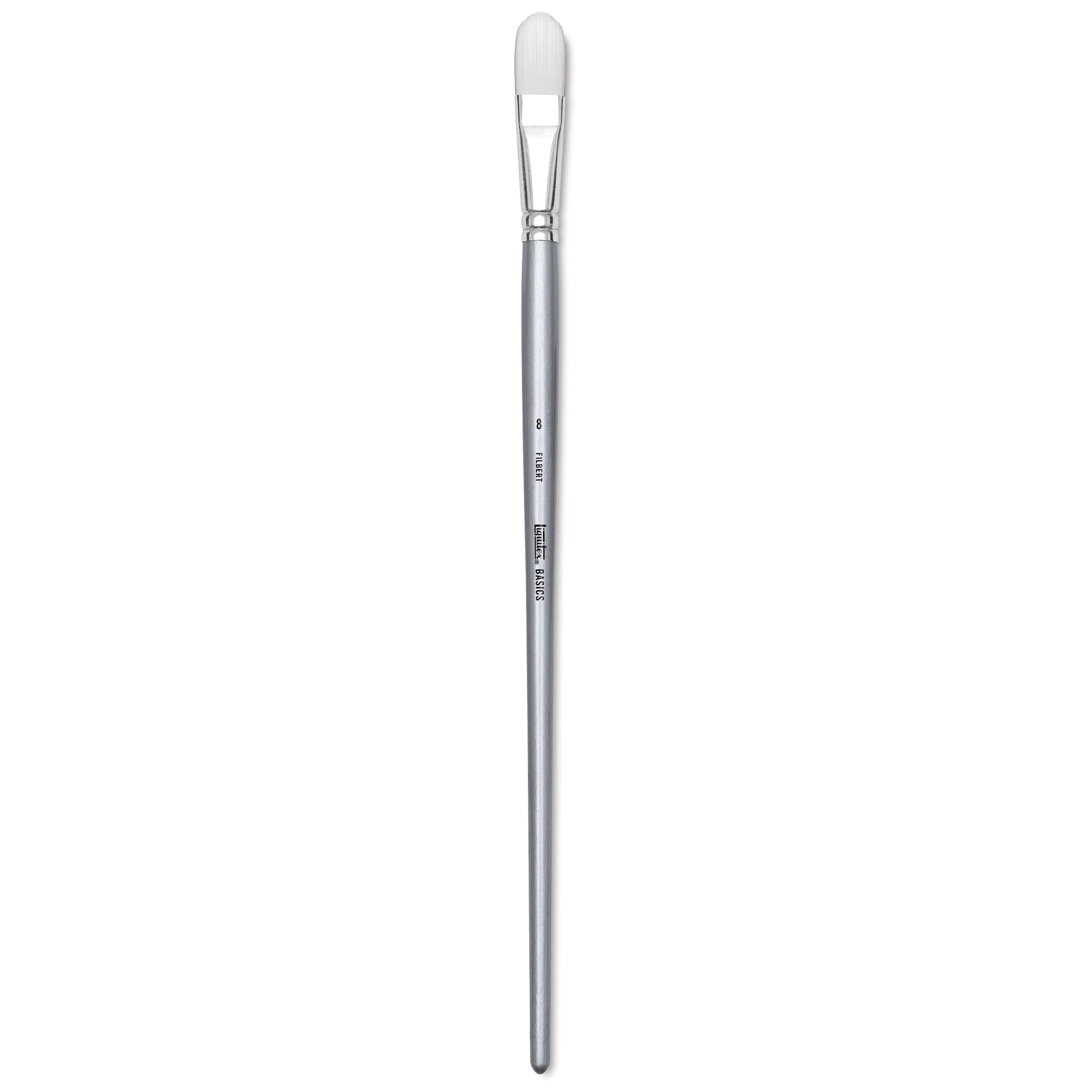 Liquitex Basics Synthetic Brush - Filbert, Long Handle, Size 8