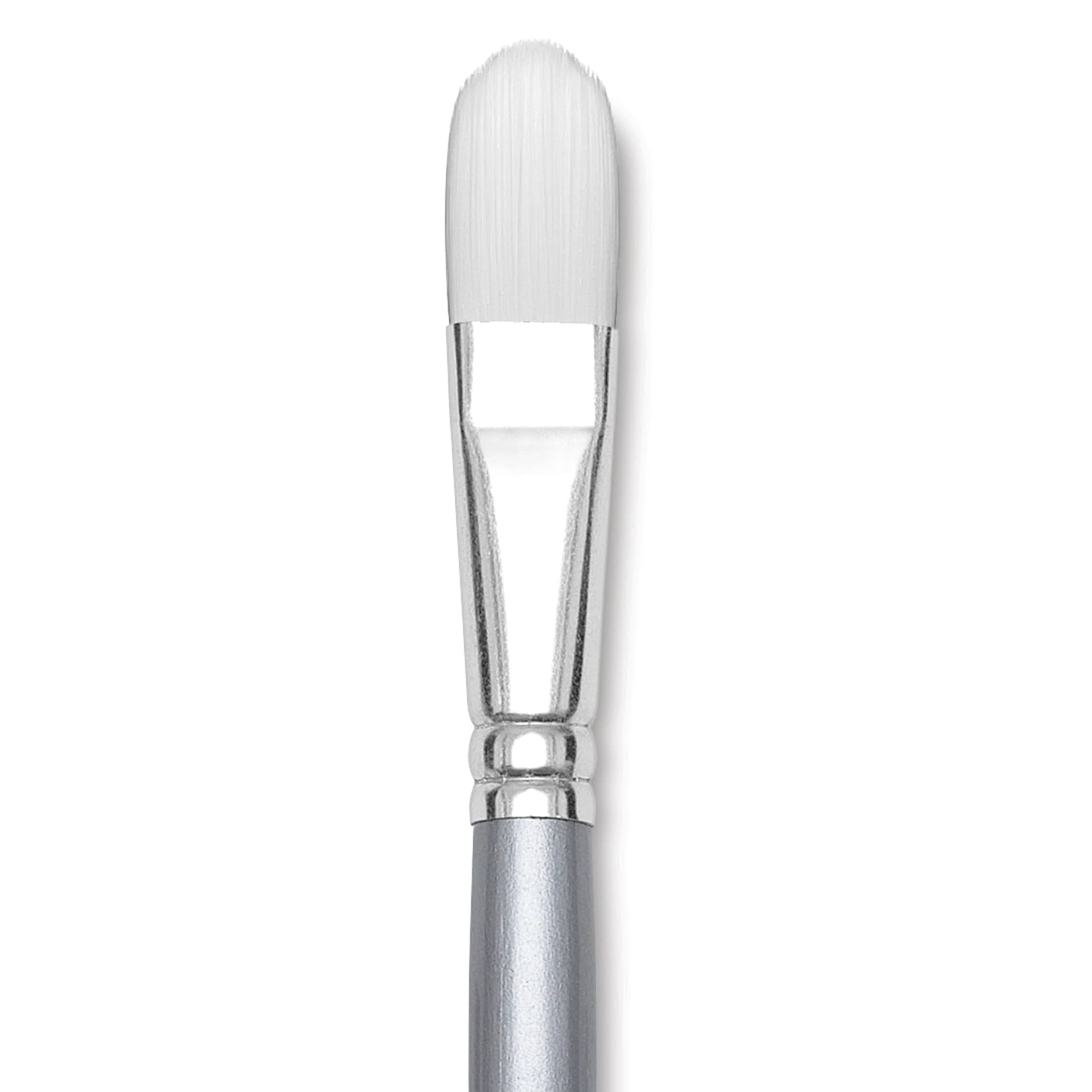 Liquitex Basics Synthetic Brush - Filbert, Long Handle, Size 8, close-up