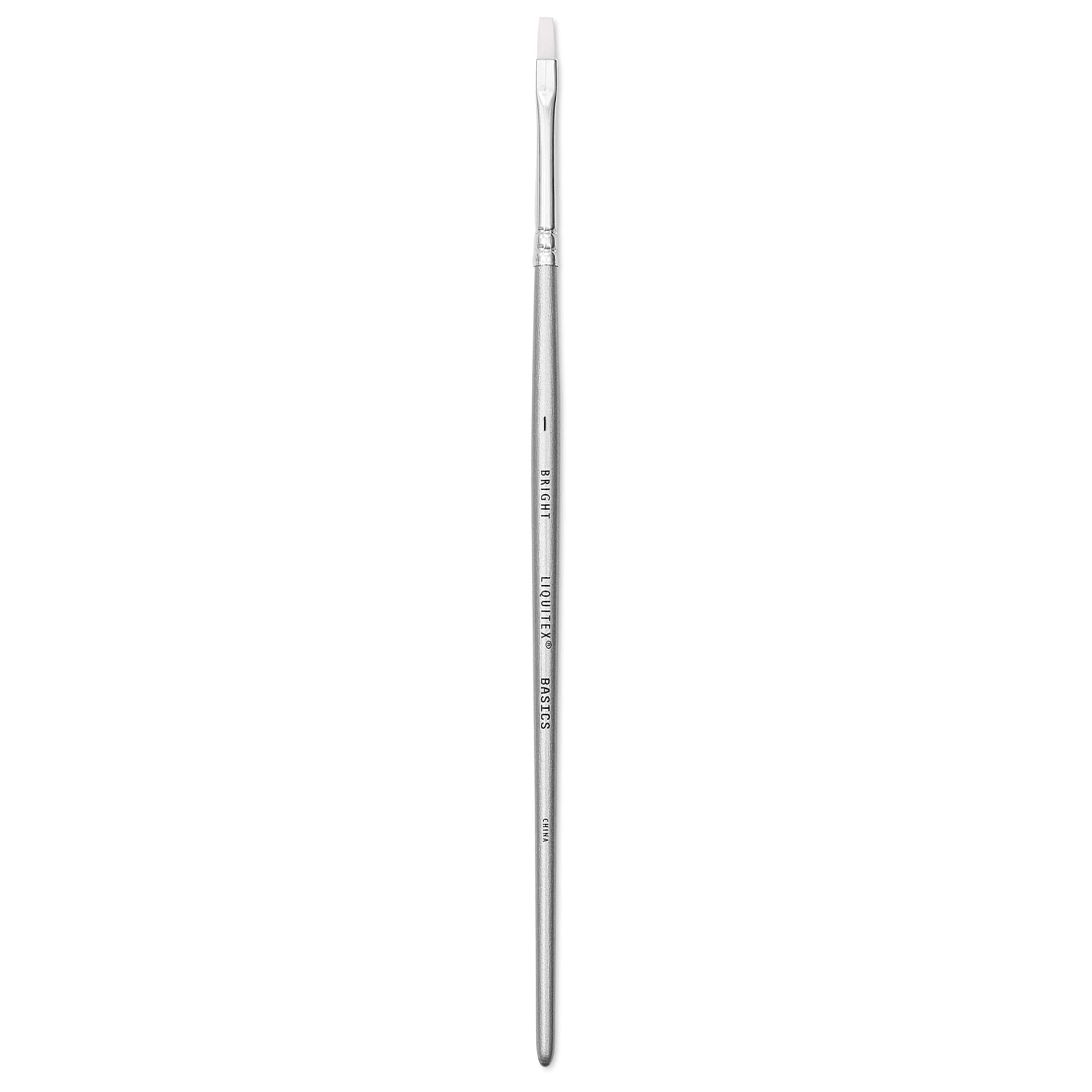 Liquitex Basics Synthetic Brush - Bright, Long Handle, Size 1