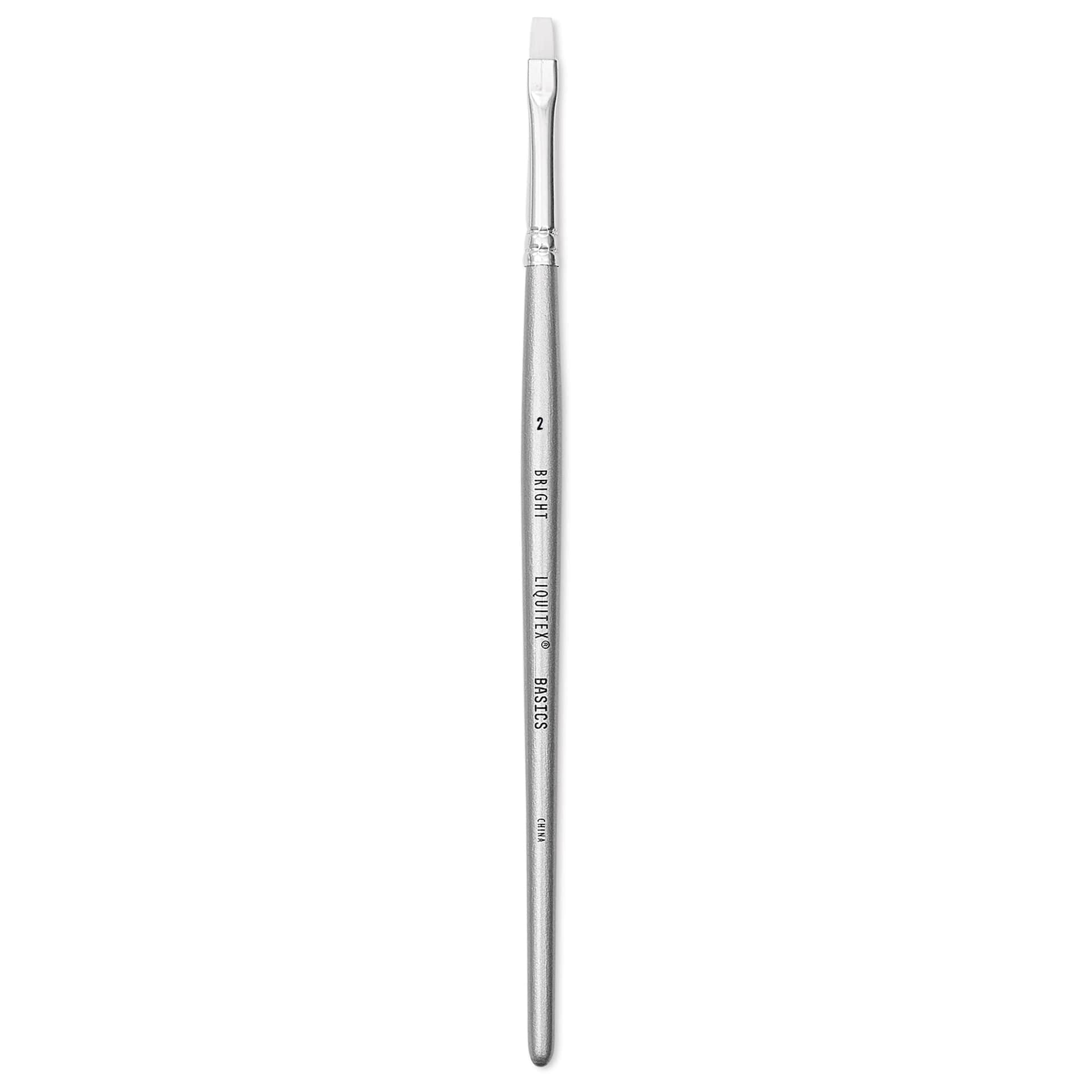 Liquitex Basics Synthetic Brush - Bright, Long Handle, Size 2