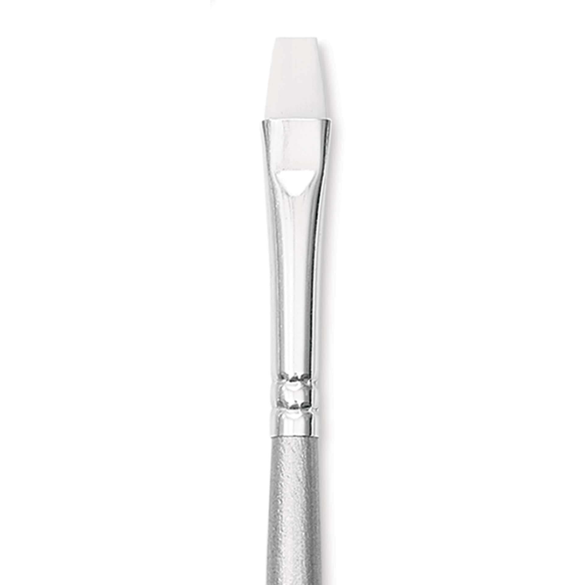 Liquitex Basics Synthetic Brush - Bright, Long Handle, Size 6, close-up