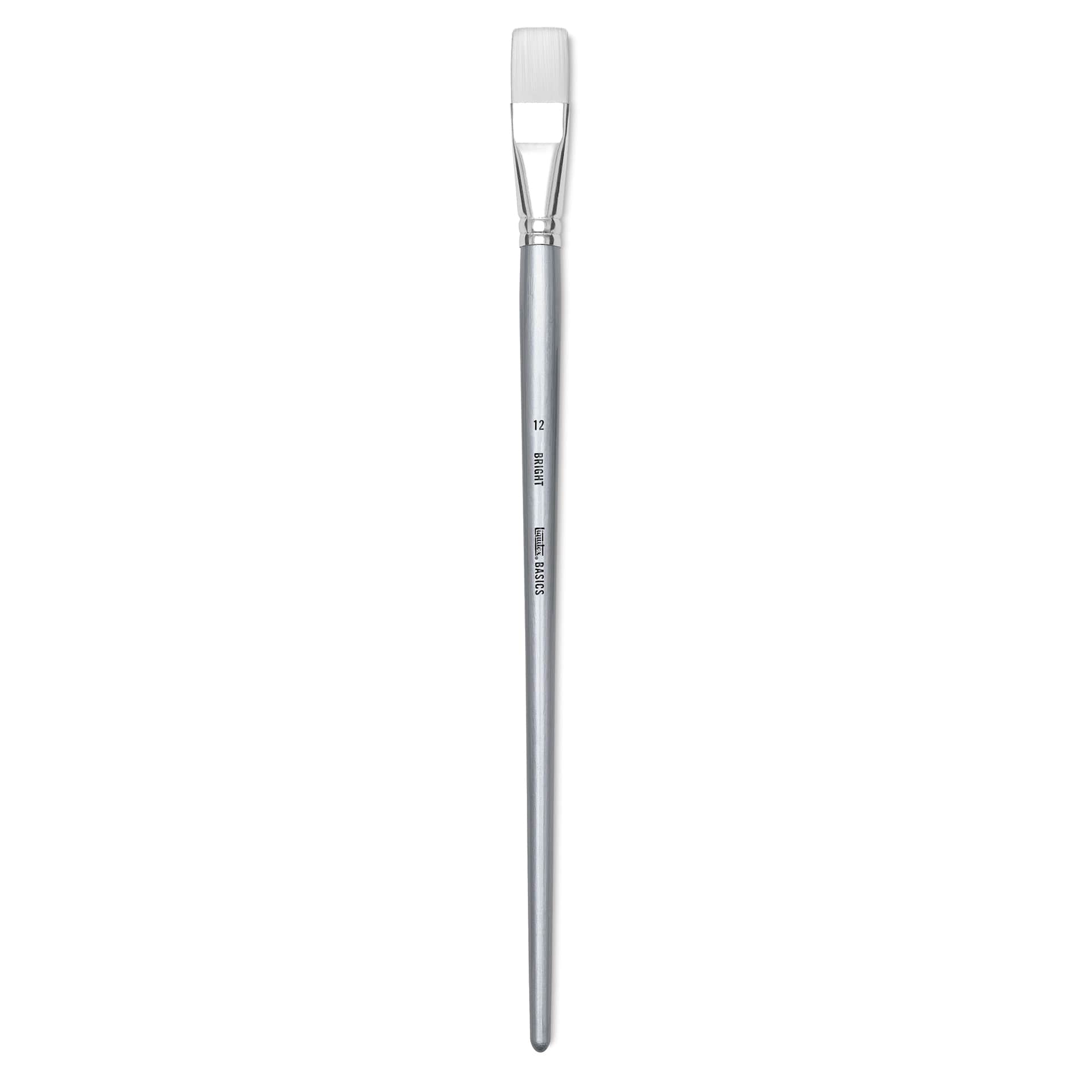 Liquitex Basics Synthetic Brush - Bright, Long Handle, Size 12