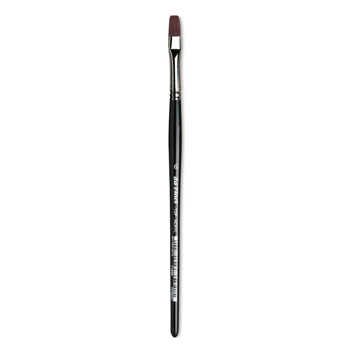 Da Vinci Top Acryl Synthetic Brush - Bright, Short Handle, Size 6