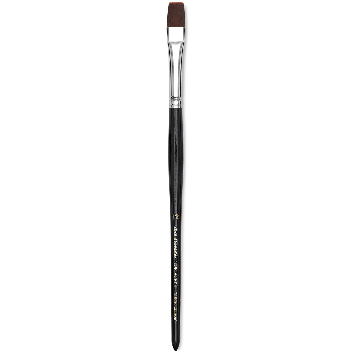 Da Vinci Top Acryl Synthetic Brush - Bright, Short Handle, Size 12