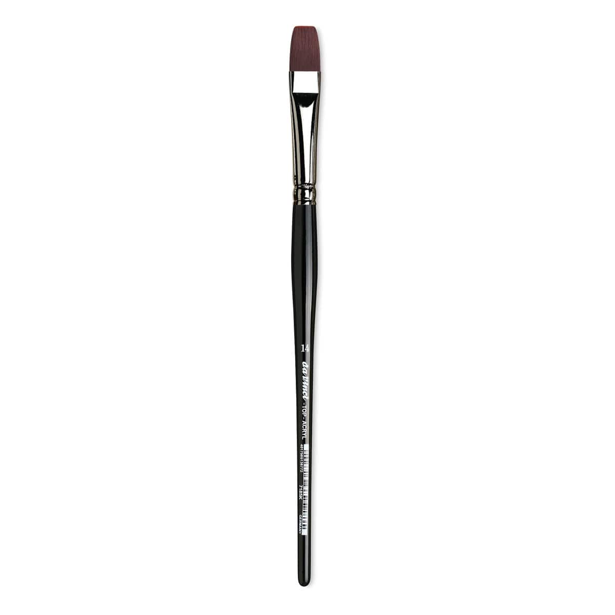 Da Vinci Top Acryl Synthetic Brush - Bright, Short Handle, Size 14