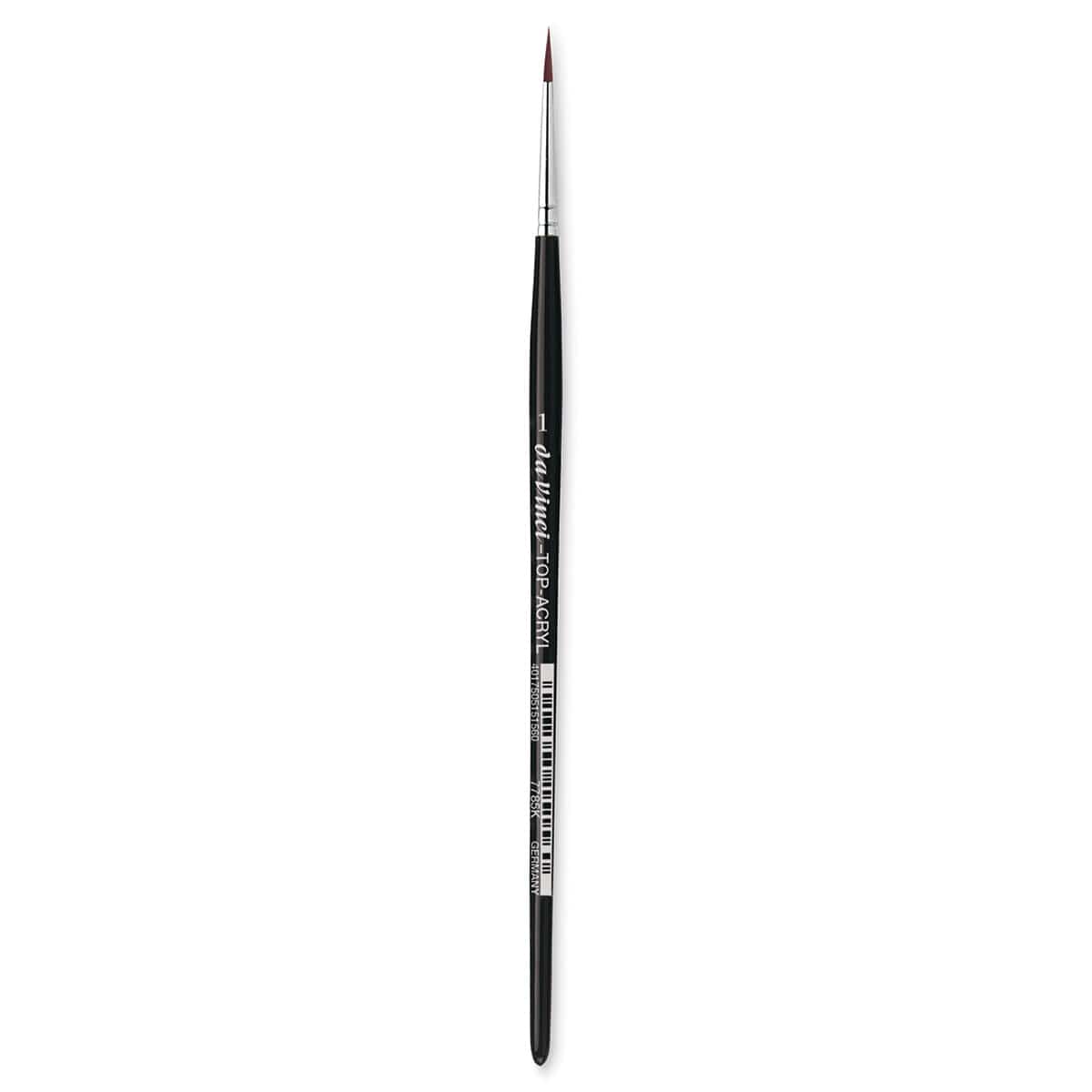 Da Vinci Top Acryl Synthetic Brush - Round, Short Handle, Size 1