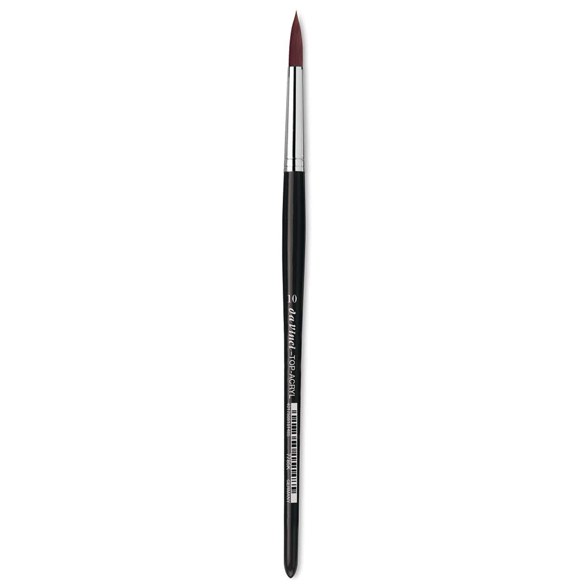 Da Vinci Top Acryl Synthetic Brush - Round, Short Handle, Size 10