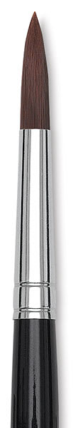 Da Vinci Top Acryl Synthetic Brush - Round, Short Handle, Size 12 close up