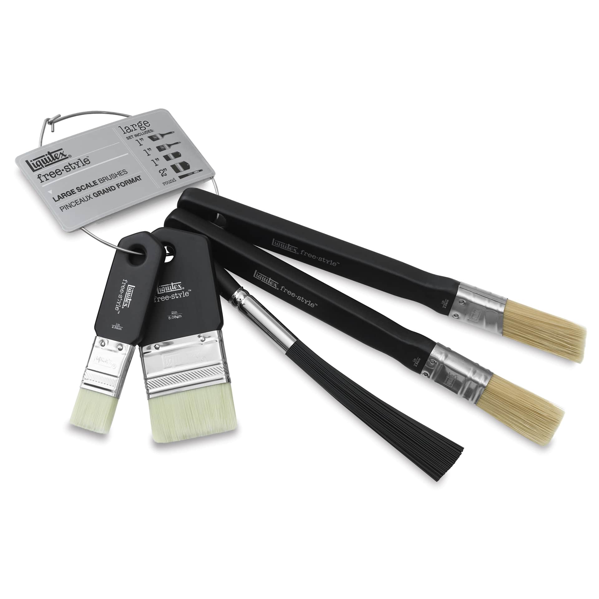 Liquitex Freestyle Large Scale Brushes - Set of 5