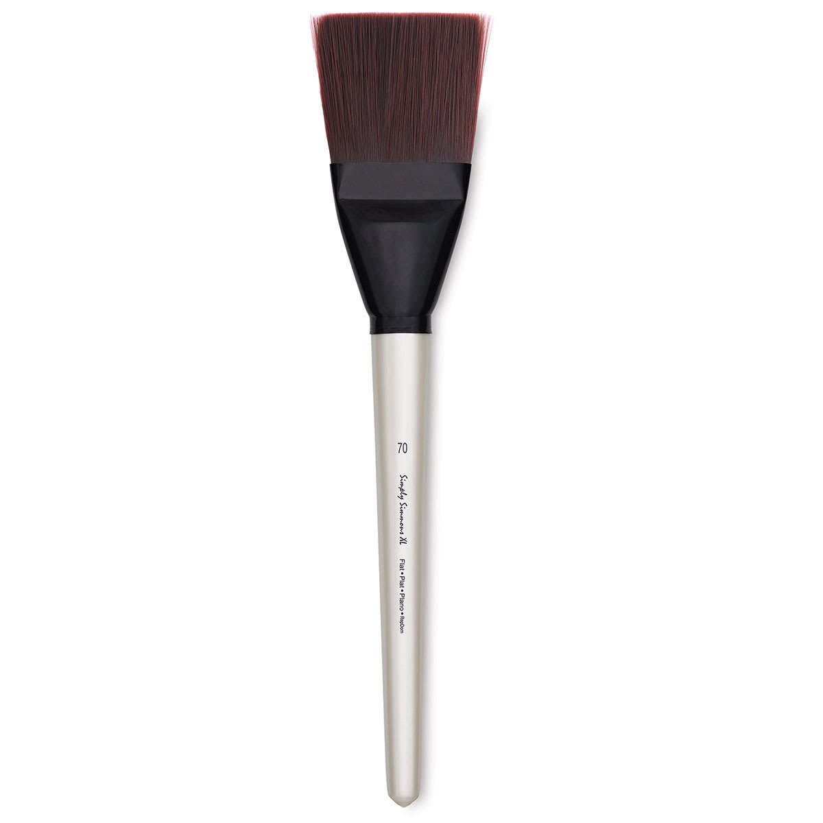 Simply Simmons XL Stiff Synthetic Brush - Flat, Size 70