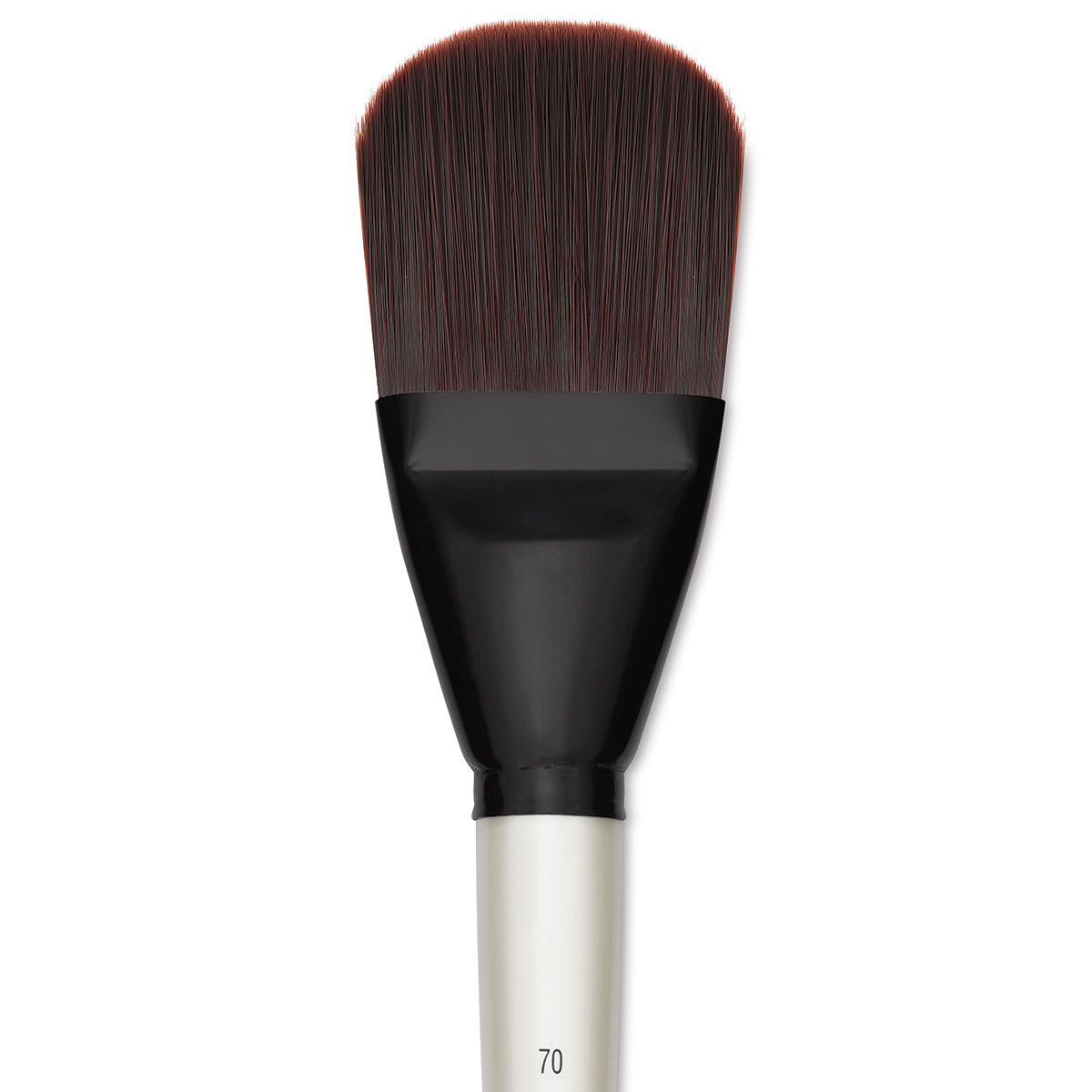 Simply Simmons XL Stiff Synthetic Brush - Filbert, Size 70 close up