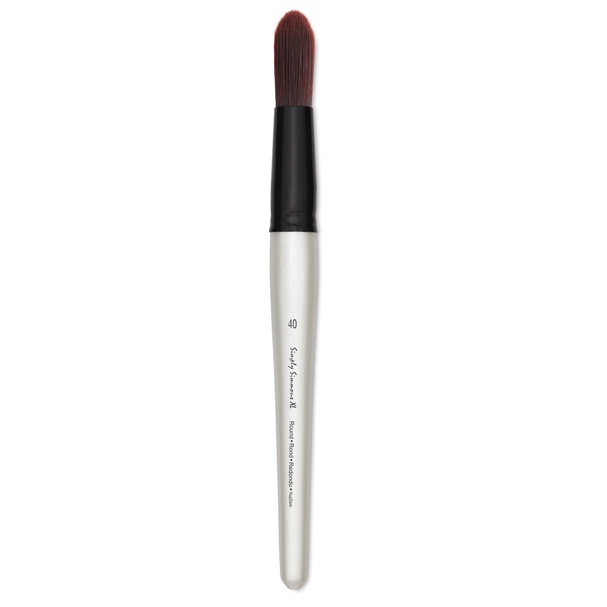 Simply Simmons XL Stiff Synthetic Brush - Round, Size 40