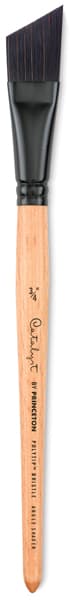 Princeton Catalyst Polytip Brush - Angle Shader, Size 3/4'', Short Handle Princeton Catalyst Polytip Brush - Angle Shader, Size 3/4'', Short Handle