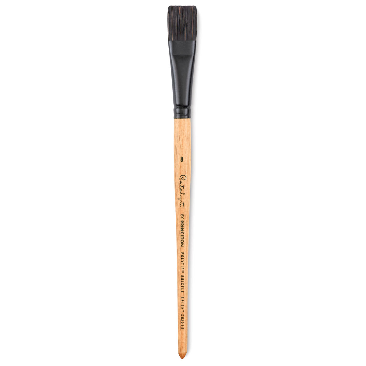 Princeton Catalyst Polytip Brush - Bright, Size 8, Short Handle