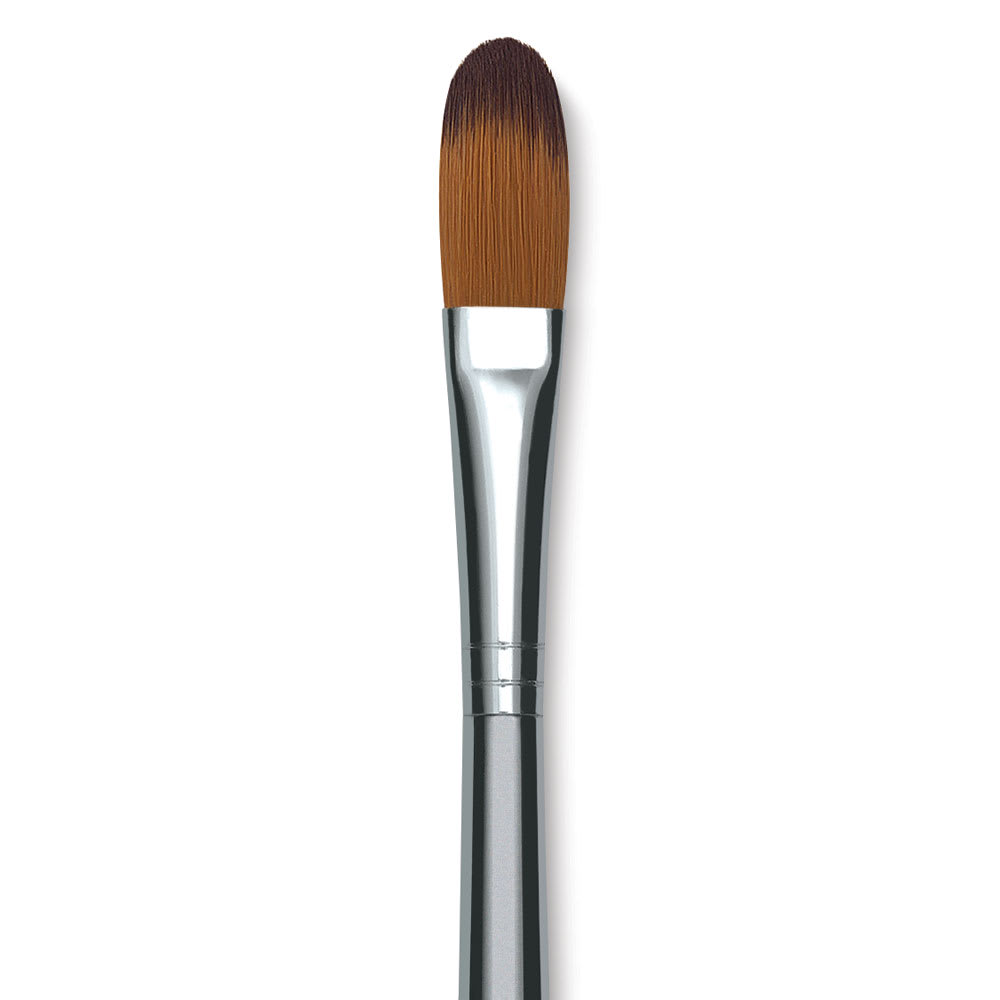 Royal & Langnickel Zen Brush - Oval Wash, Size 1/2", Short Handle close up