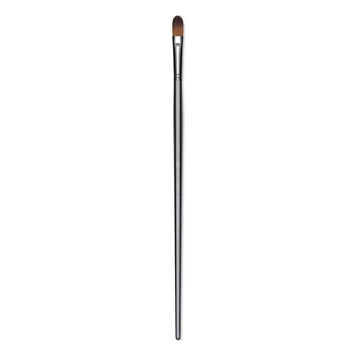 Royal & Langnickel Zen Brush - Filbert, Size 4, Long Handle