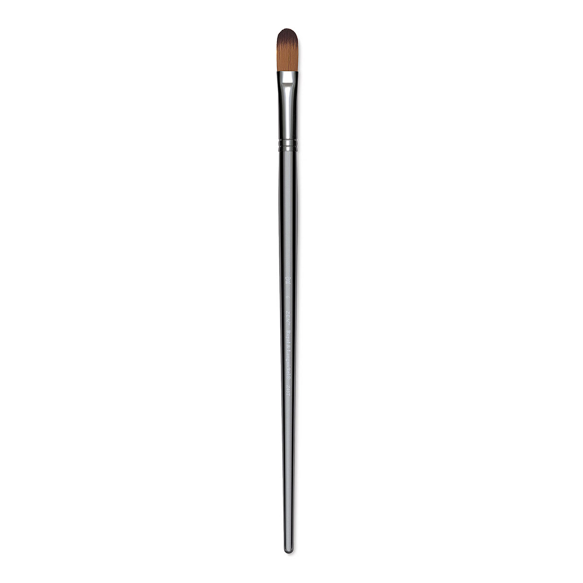 Royal & Langnickel Zen Brush - Filbert, Size 6, Long Handle