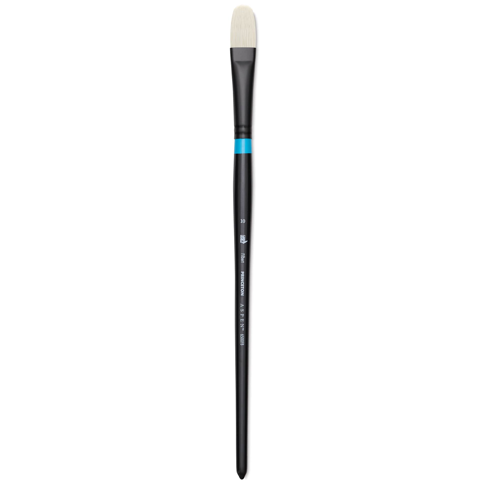 Princeton Series 6500 Aspen Synthetic Brush - Size 10, Filbert, Long Handle