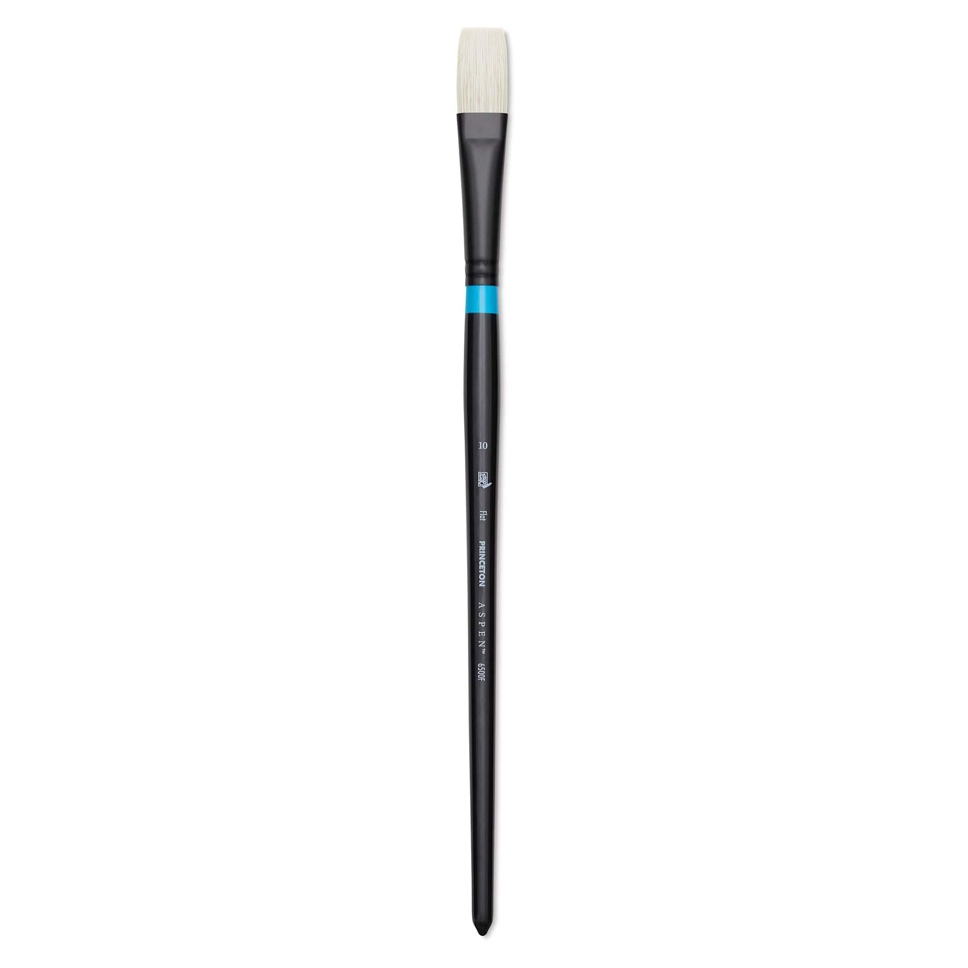 Princeton Series 6500 Aspen Synthetic Brush - Size 10, Flat, Long Handle