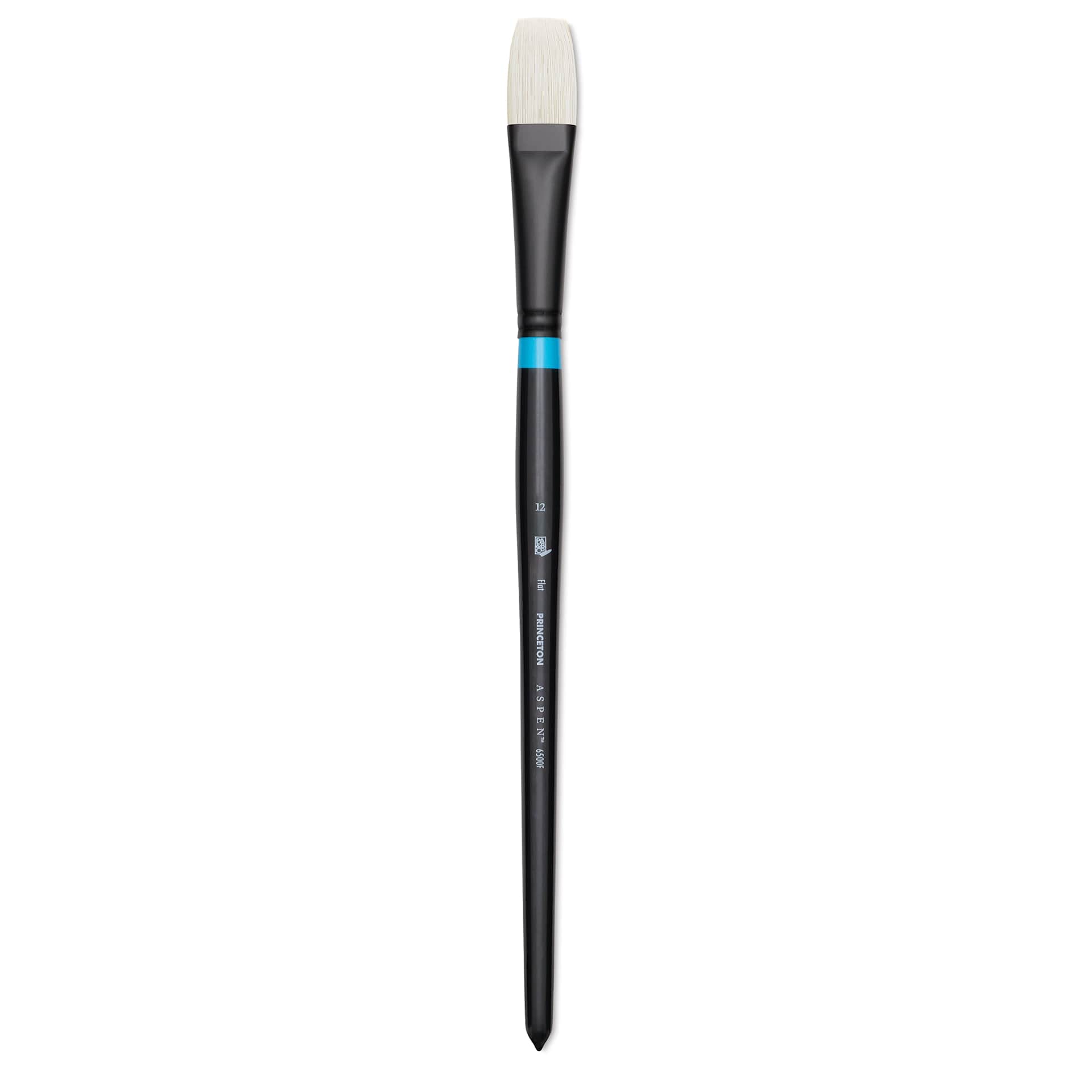 Princeton Series 6500 Aspen Synthetic Brush - Size 12, Flat, Long Handle