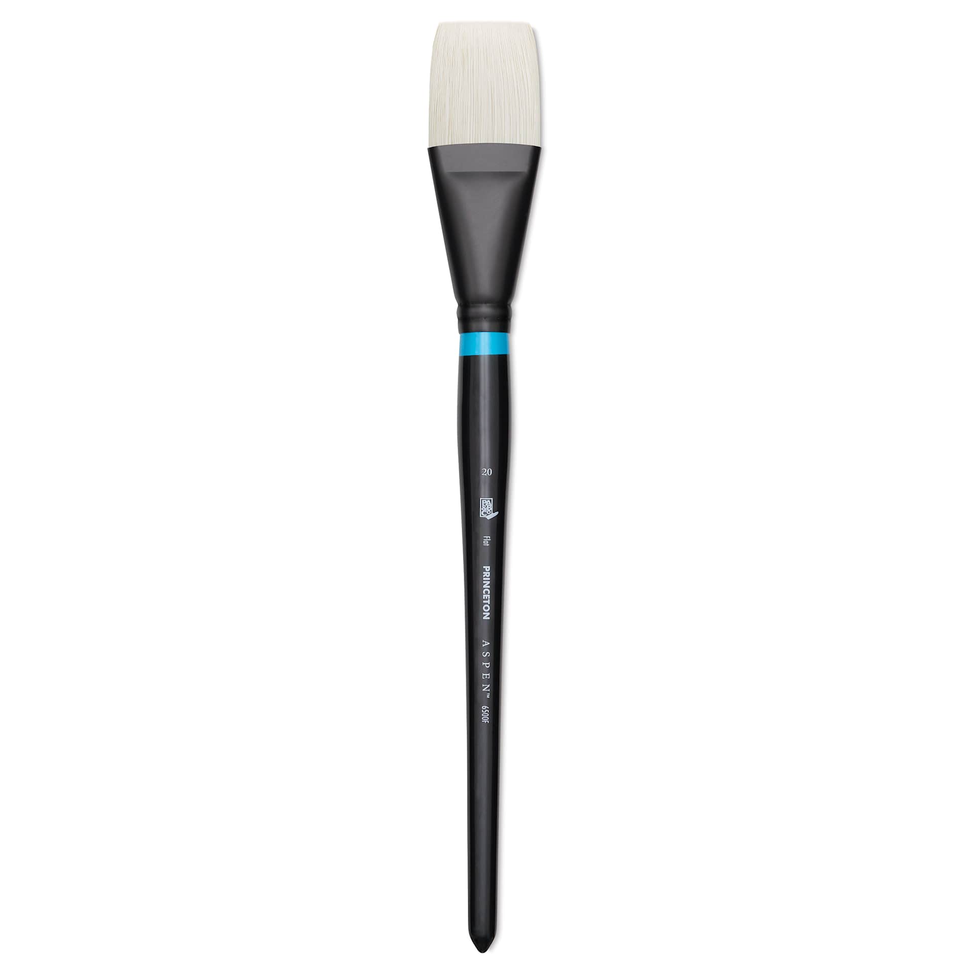 Princeton Series 6500 Aspen Synthetic Brush - Size 20, Flat, Long Handle