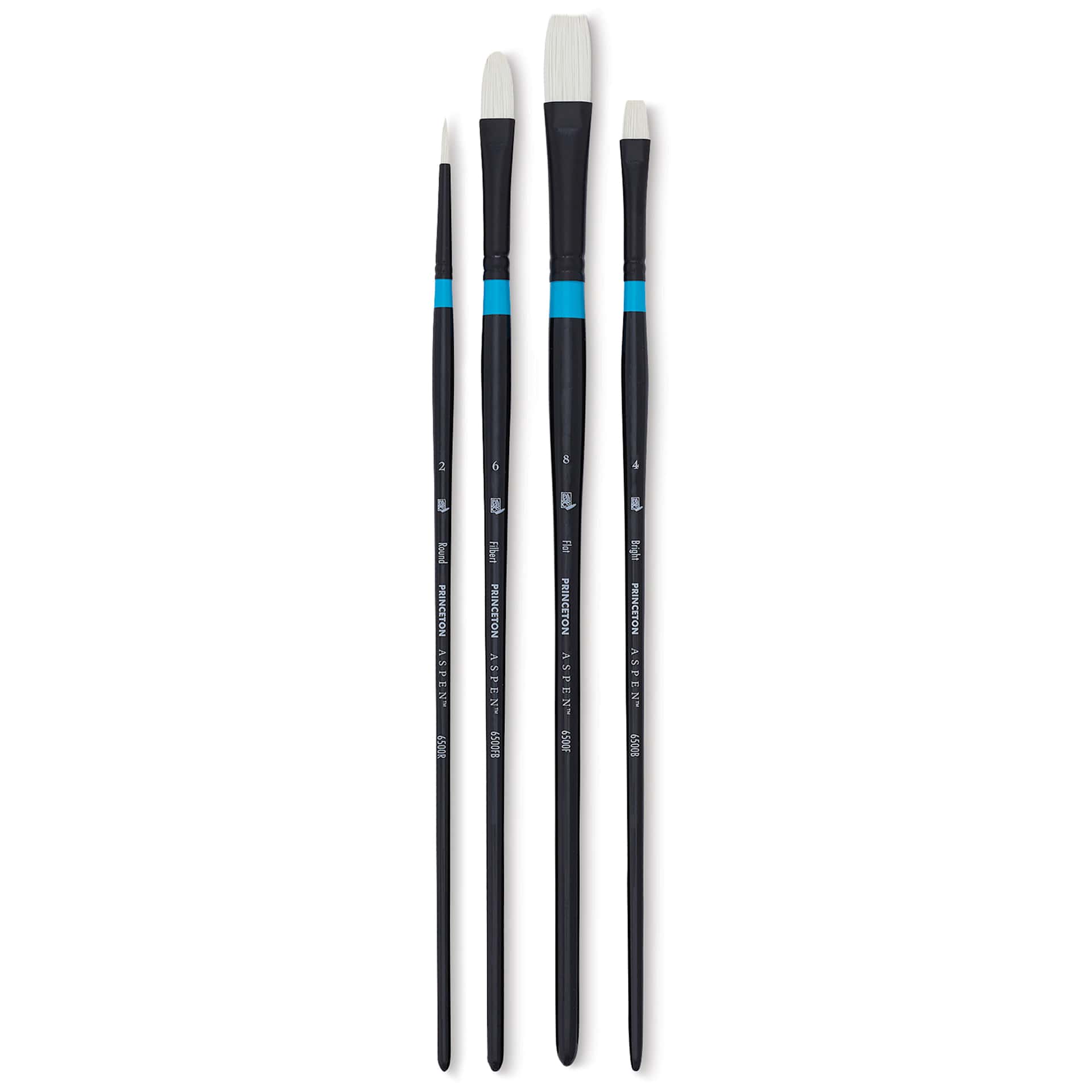 Princeton Aspen Synthetic Brushes - Set of 4