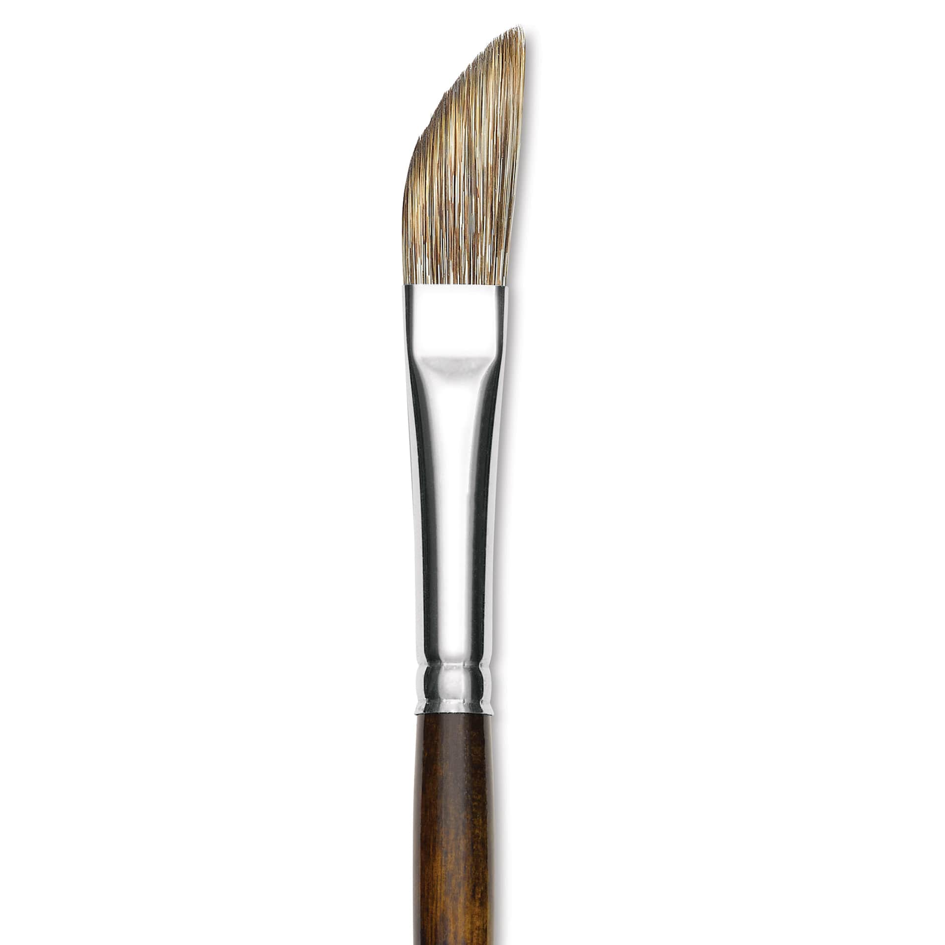 Silver Brush Monza Synthetic Mongoose Artist Brush - Long Handle, Dagger Striper, Size 1/2" (close up)