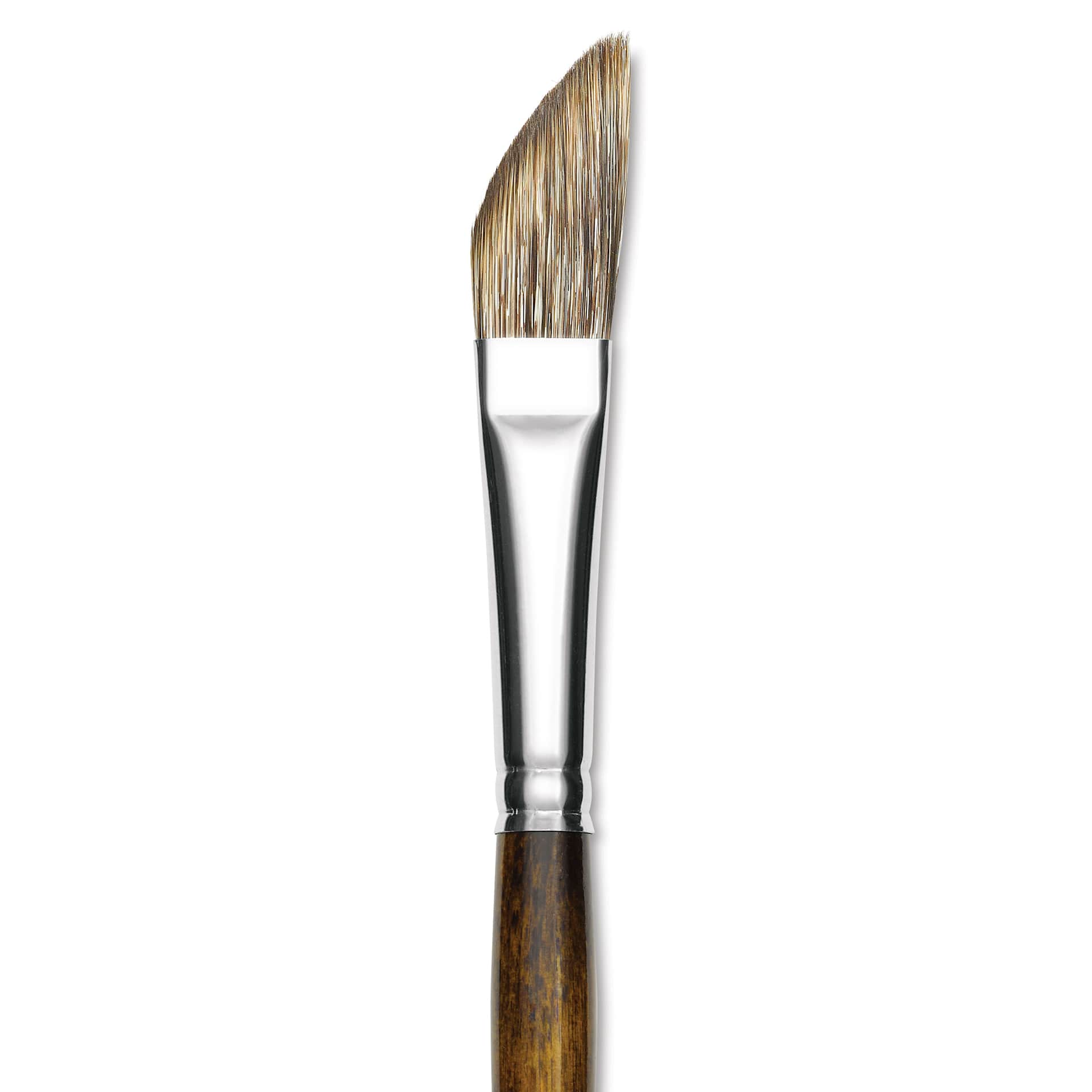 Silver Brush Monza Synthetic Mongoose Artist Brush - Long Handle, Dagger Striper, Size 5/8" (close up)