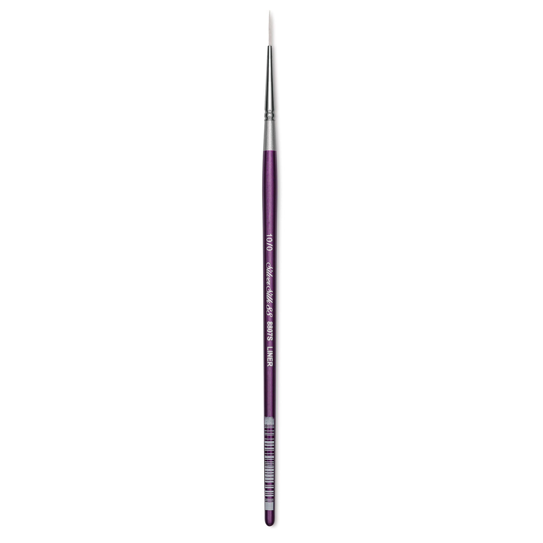 Silver Brush Silver Silk 88 Synthetic Brush - Short Handle, Script Liner, Size 10/0