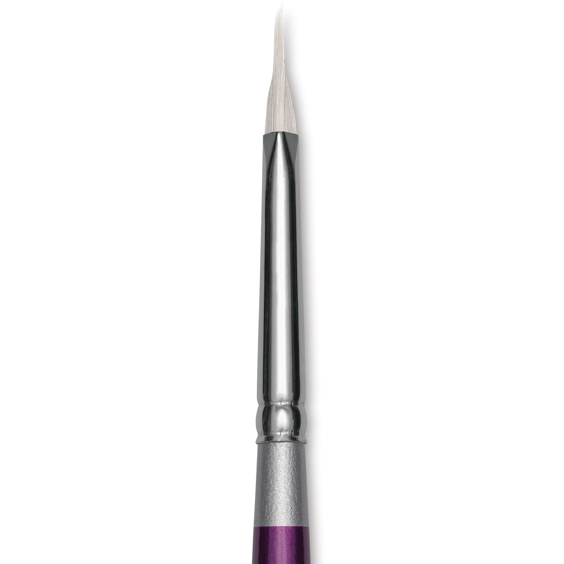 Silver Brush Silver Silk 88 Synthetic Brush - Short Handle, Triangle, Extra Small, close-up