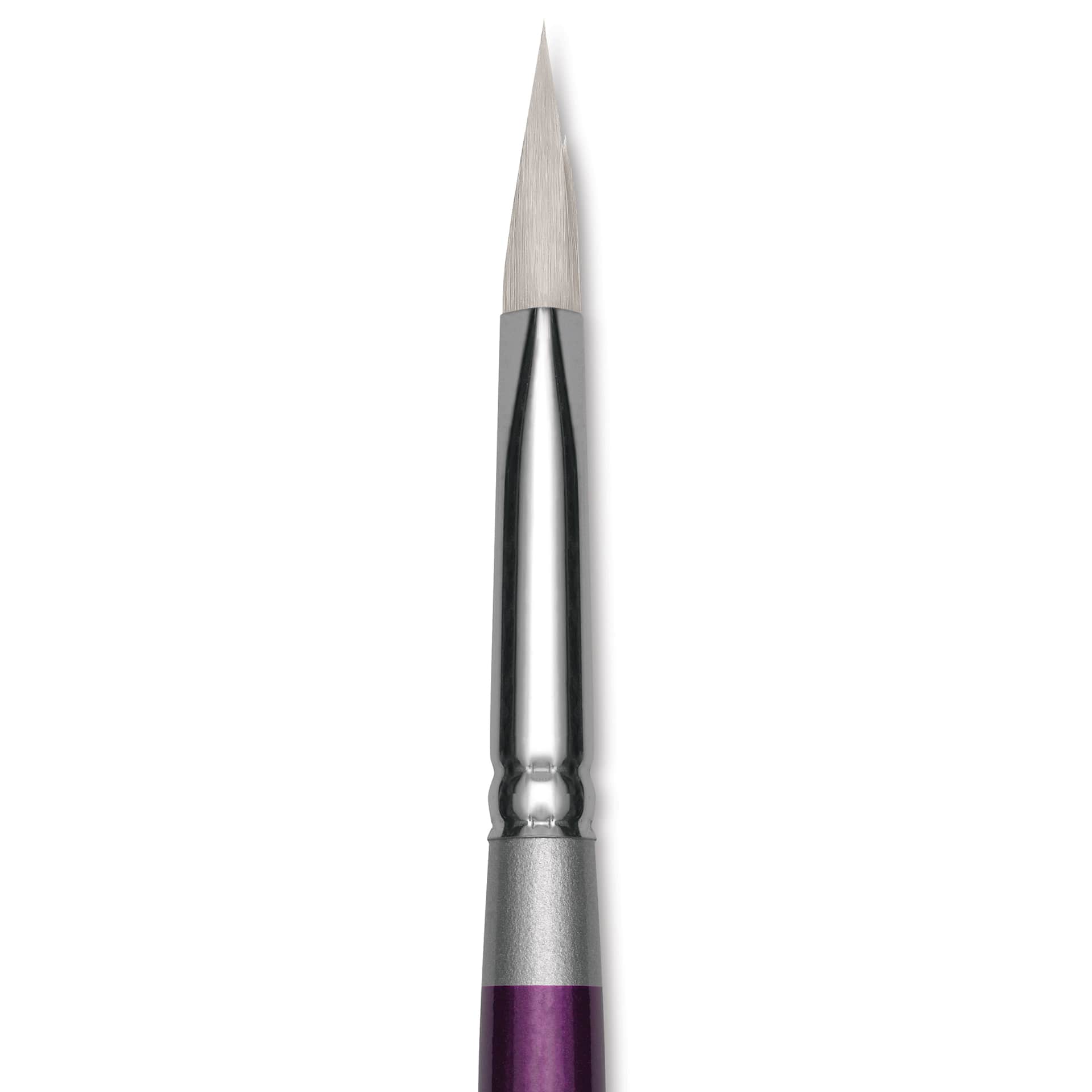 Silver Brush Silver Silk 88 Synthetic Brush - Short Handle, Triangle, Medium, close-up