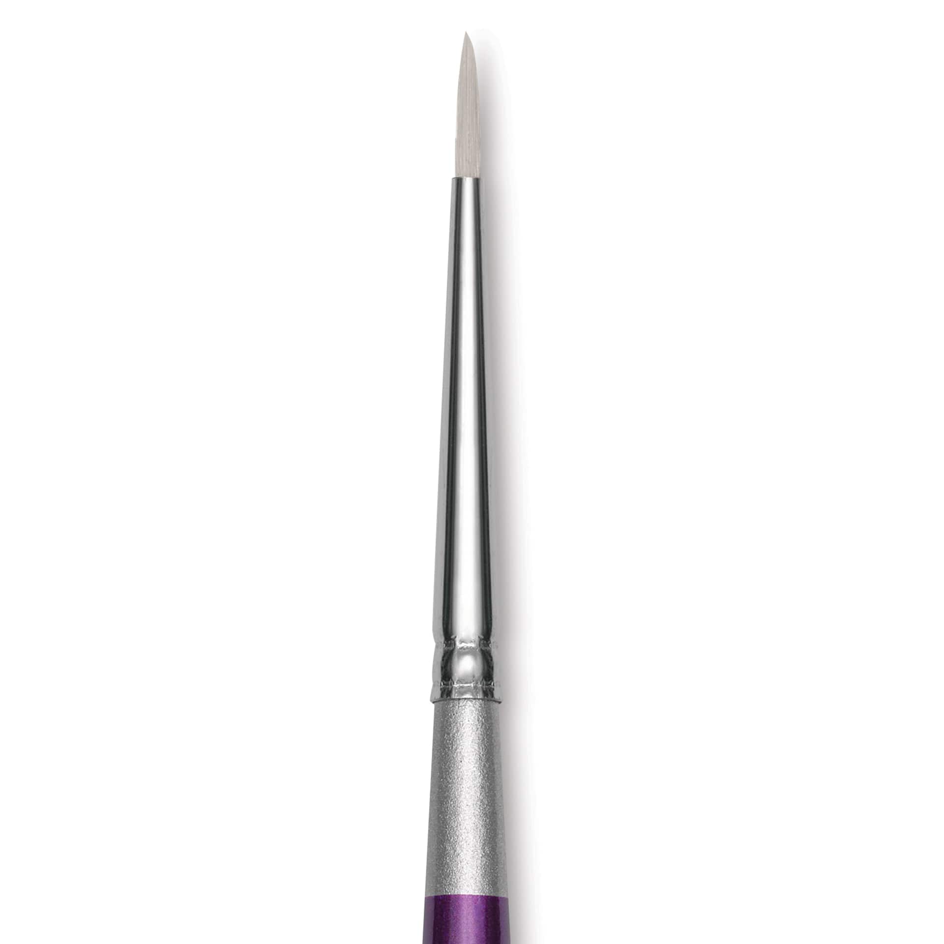 Silver Brush Silver Silk 88 Synthetic Brush - Short Handle, Round, Size 0, close-up